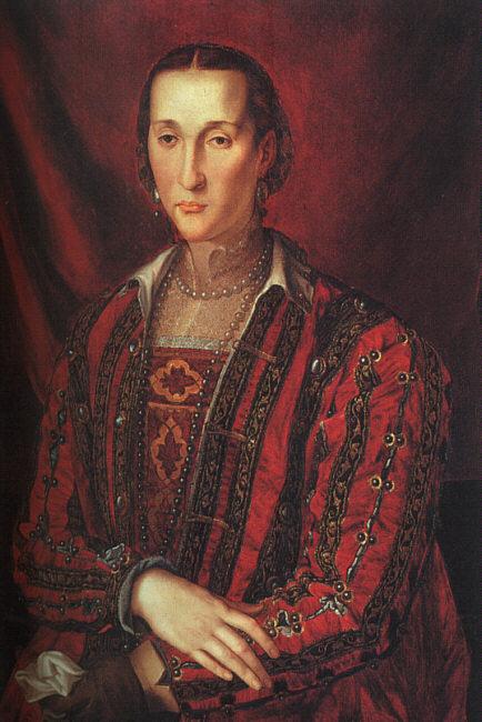 BRONZINO, Agnolo Portrait of Eleanora di Toledo Sweden oil painting art